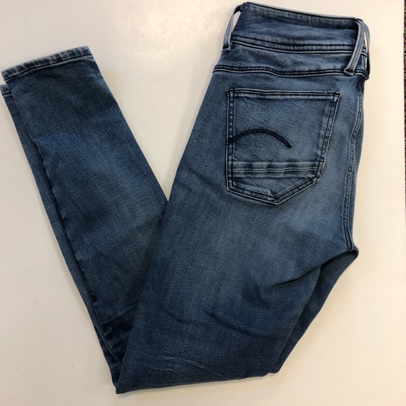 G-Star Lynn Mid Rise Super Skinny Jeans - Picture 6 of 16